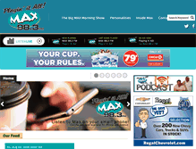 Tablet Screenshot of max983fm.com